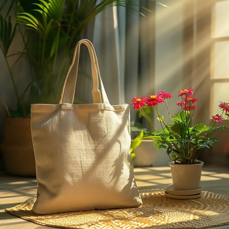 Eco-friendly jute shopping bag